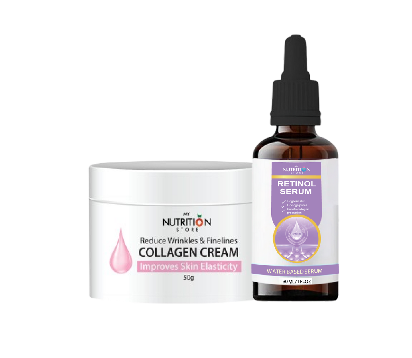 COLLAGEN CREAM + RETINOL SERUM